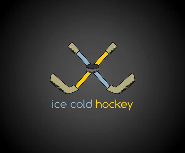 Hockey-Sport — Stockvektor