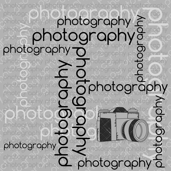 Thème de photographie — Image vectorielle