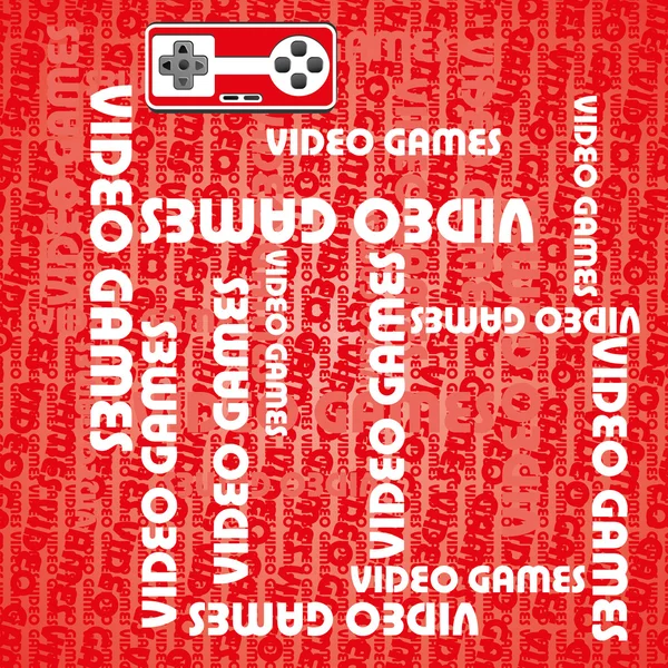 ビデオ ゲームのテーマ — ストックベクタ
