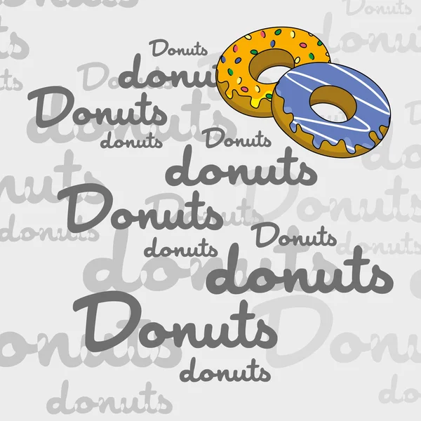 Donut art page — Stock Vector