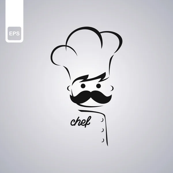 Símbolo del chef — Vector de stock