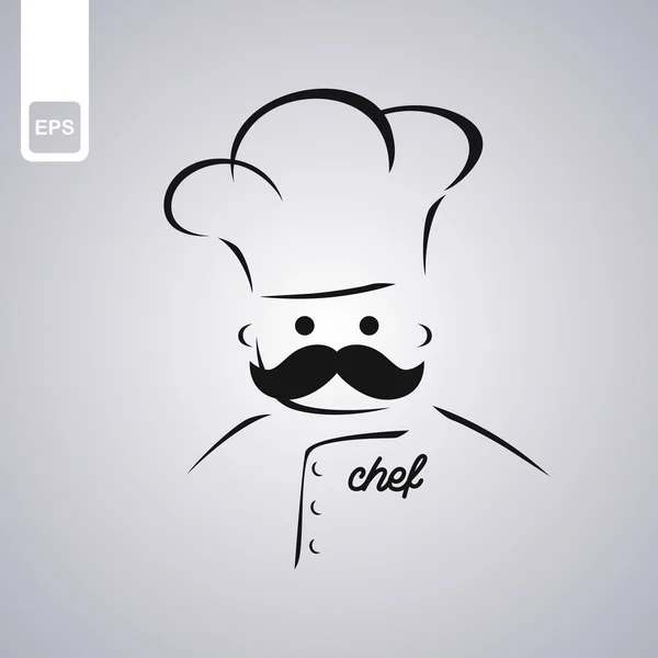 Símbolo del chef — Vector de stock