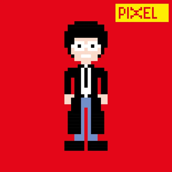 Pixel-Zeichen — Stockvektor
