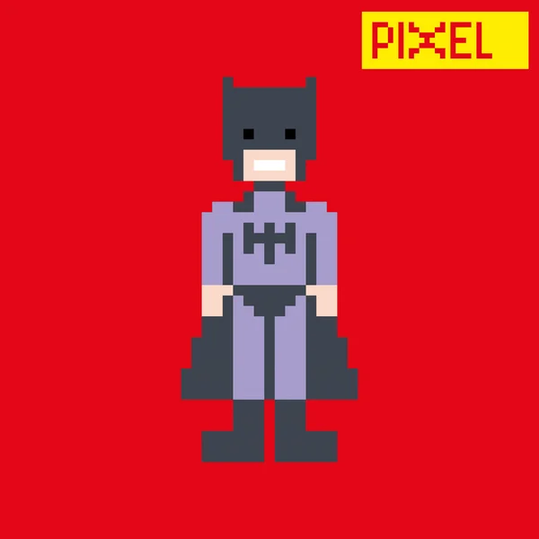 Pixel character — Stock Vector