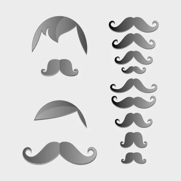 Vintage mustache — Stock Vector