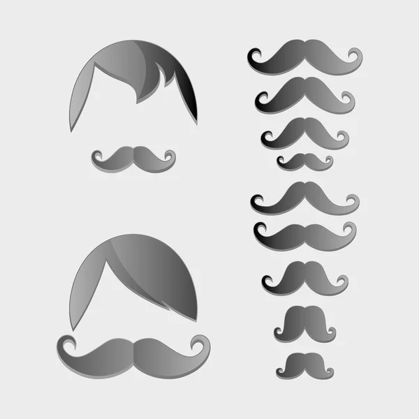 Bigote vintage — Archivo Imágenes Vectoriales