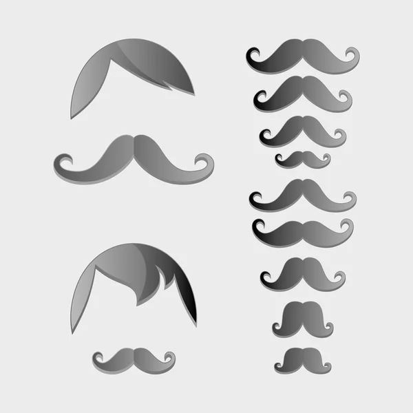 Vintage mustache — Stock Vector