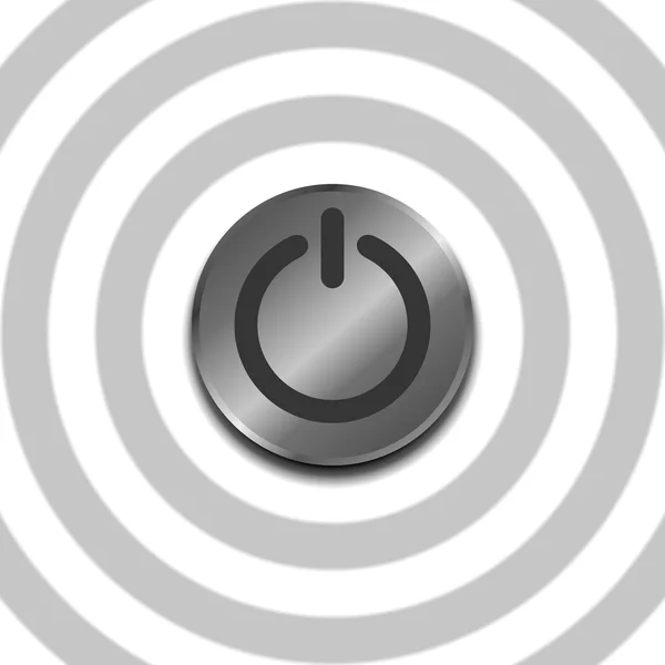 Round  button — Stock Vector
