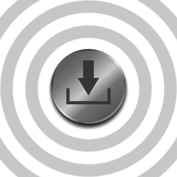 Botón redondo — Vector de stock