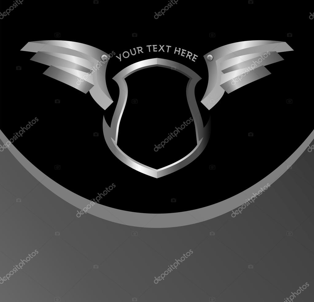Metal shield Stock Vector by ©vectorfirst 45214353