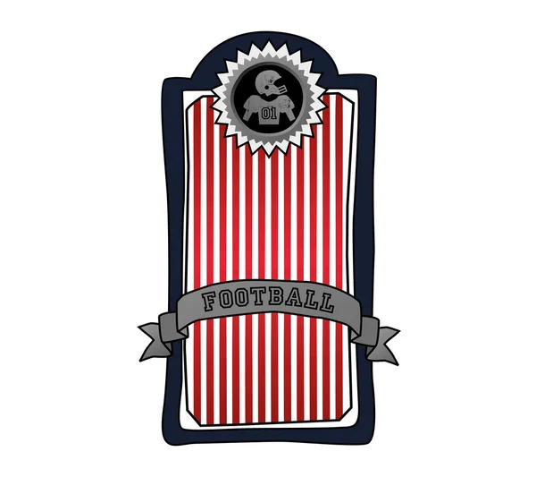 Fútbol americano — Vector de stock