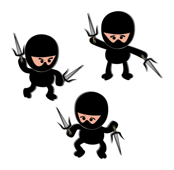 Guerrier ninja — Image vectorielle