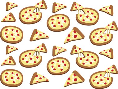 Pizza küçük desen