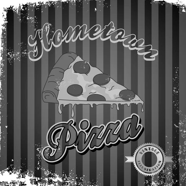 Pizza d'art — Image vectorielle