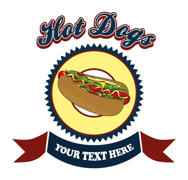 Hot dogi — Wektor stockowy