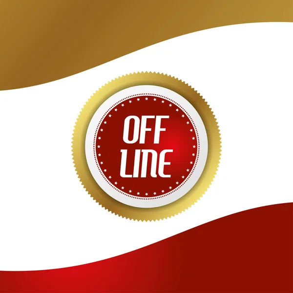 Offline — Stockvektor
