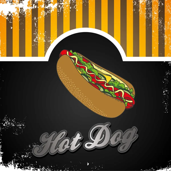 Hot dog — Stock Vector