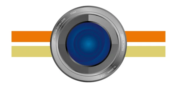 Interfaz de cámara — Vector de stock