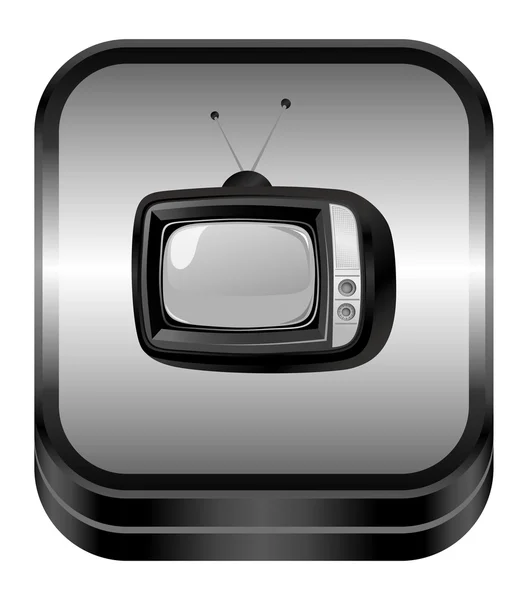 Televizní ikona — Stockový vektor