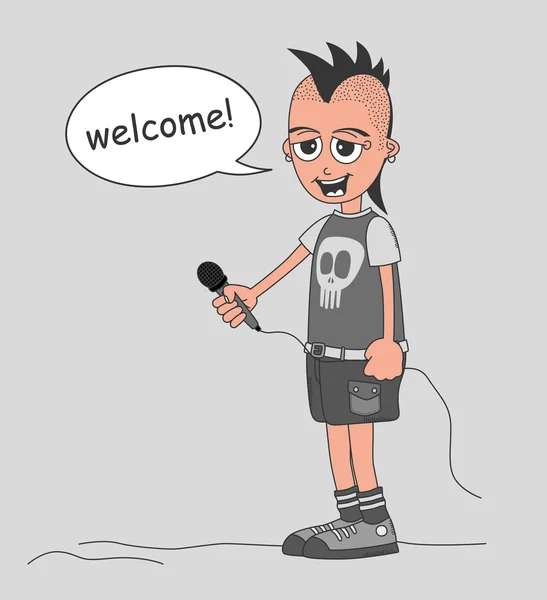 Man with mic cartoon bubble Stock Vector Image by ©vectorfirst 110359786