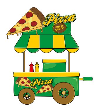 Pizza standında