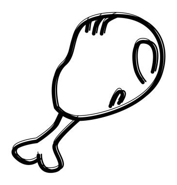 el çekilmiş tavuk budu