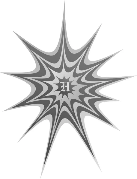 Spider web art illustration — Stock Vector