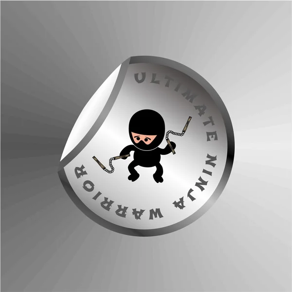 Wojownik Ninja — Wektor stockowy