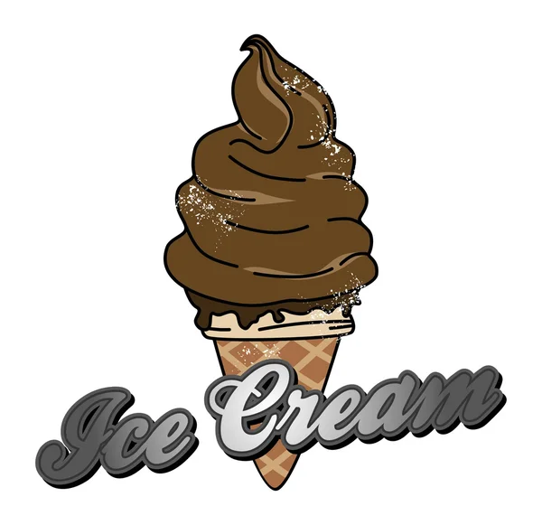 Ice cream theme — Stock Vector