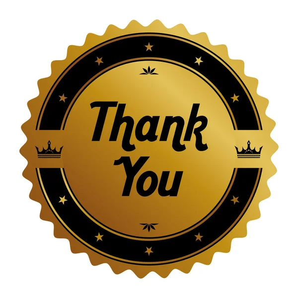 Thank you — Stock Vector