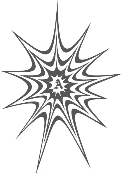 Spider web art illustration — Stock vektor