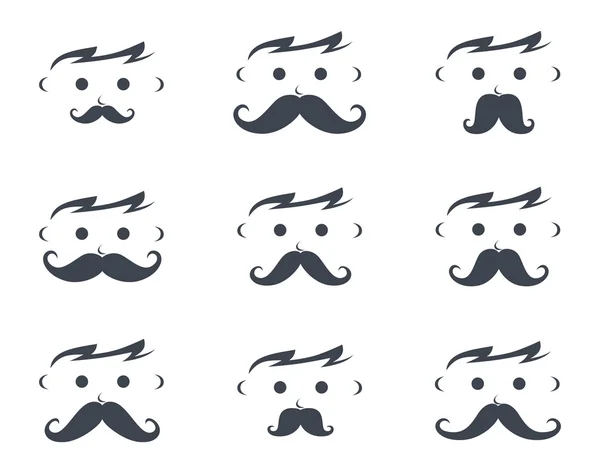 Moustaches d'art — Image vectorielle