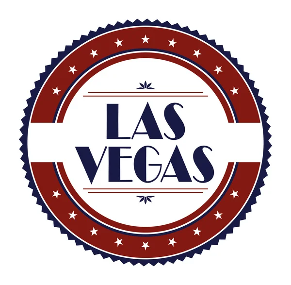 Label las vegas — Stock Vector