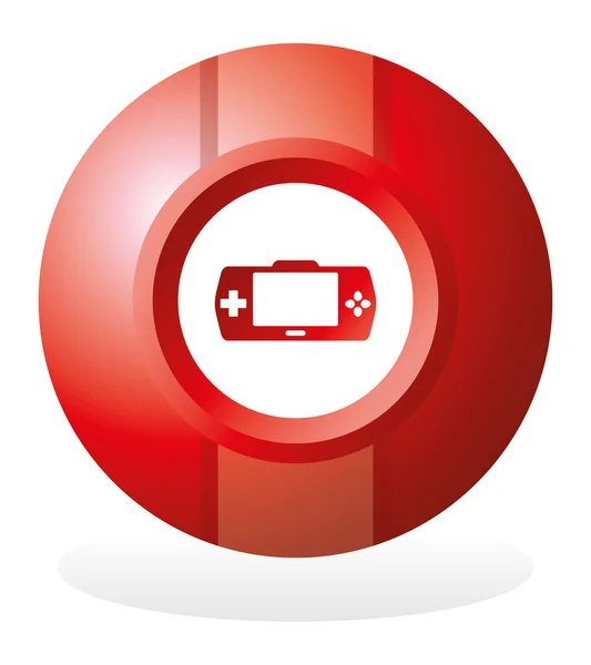 Botón icono del juego — Vector de stock