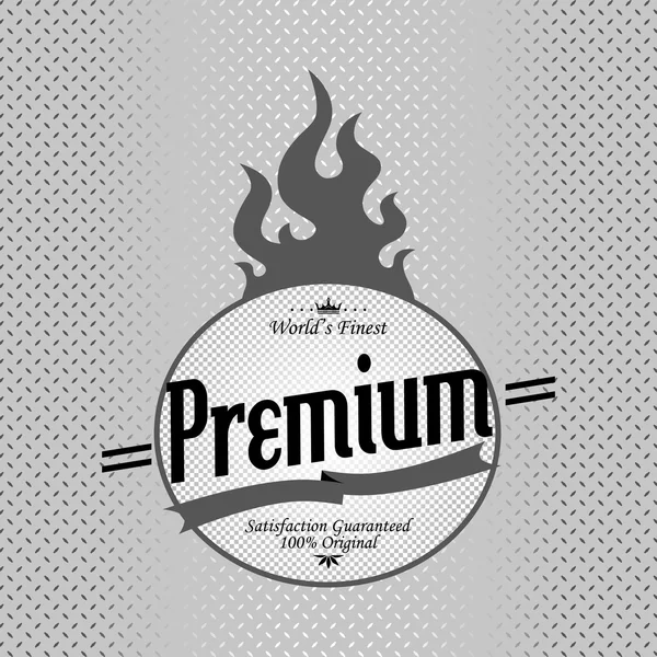 Premium label — Stockvector