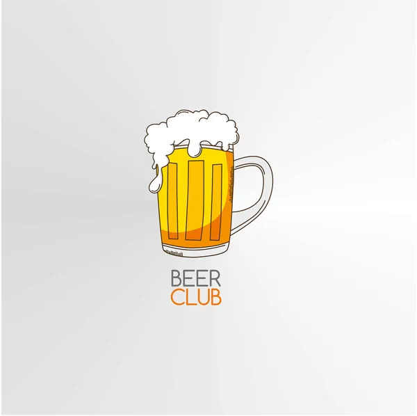 Signo del club de cerveza — Archivo Imágenes Vectoriales