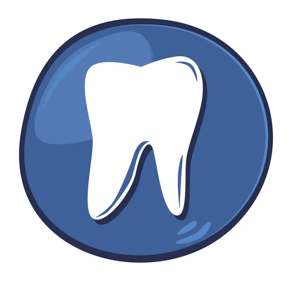 Dental care icon — Stock Vector