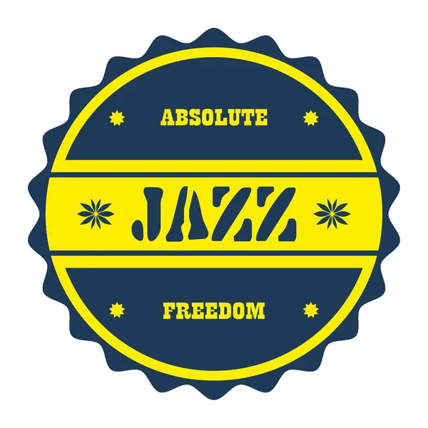 Odznaka jazzu — Wektor stockowy