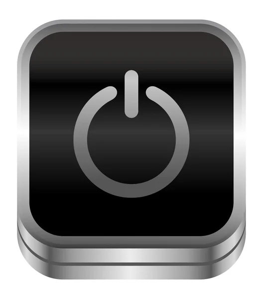 Power icon button — Stock Vector