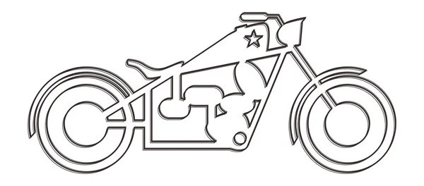 Ancienne moto — Image vectorielle
