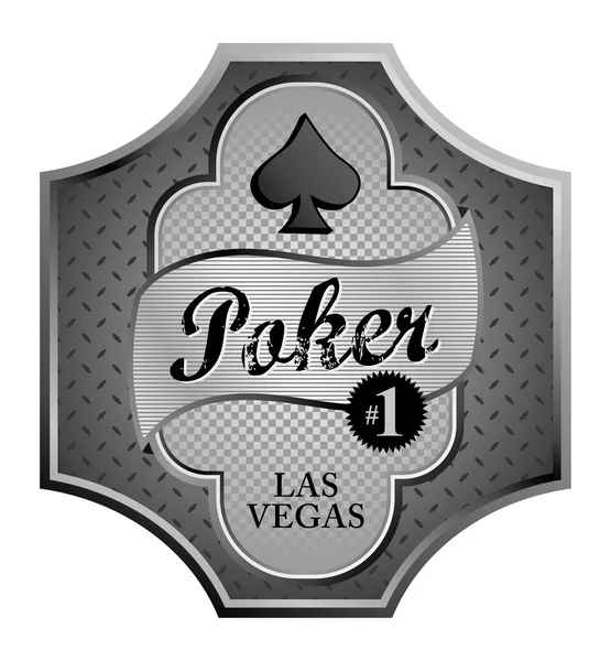 Maça poker — Stok Vektör