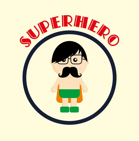 Superheld — Stockvektor