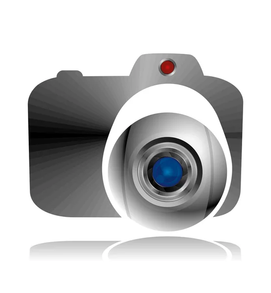 Obiettivo della fotocamera — Vettoriale Stock