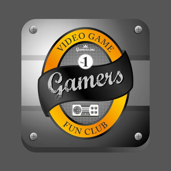 Gamer club — Stock vektor