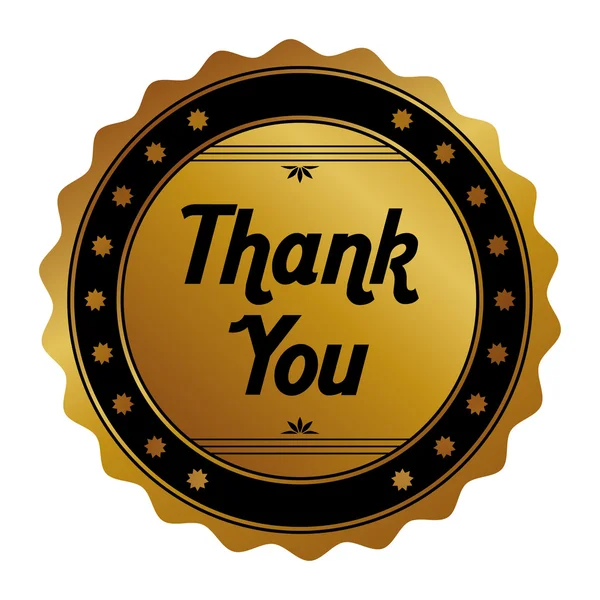 Thank you — Stock Vector