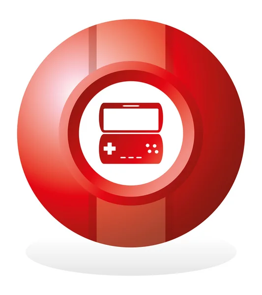 Game icon button — Stock Vector