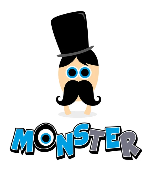 Schattig monster — Stockvector