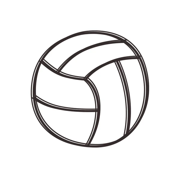 Icône sport volley ball — Image vectorielle