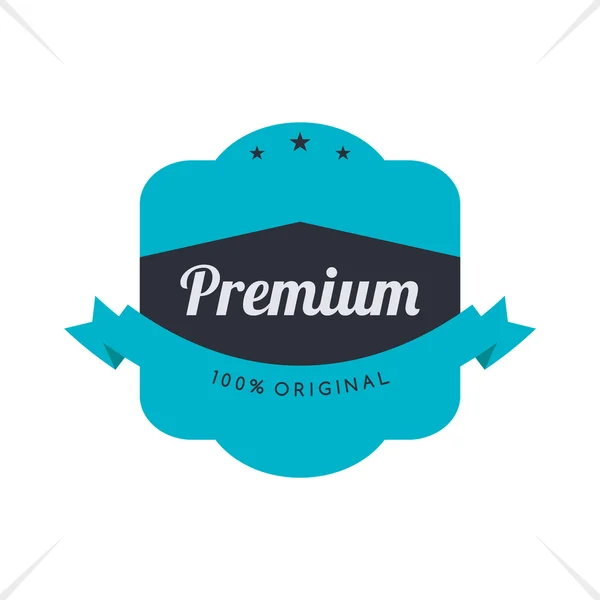 Premium label — Stockvector