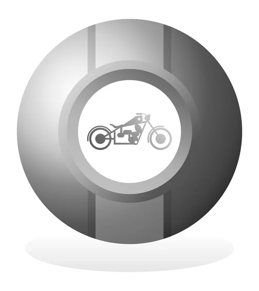 Motocicleta — Vector de stock